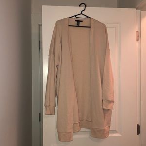 White cardigan forever 21